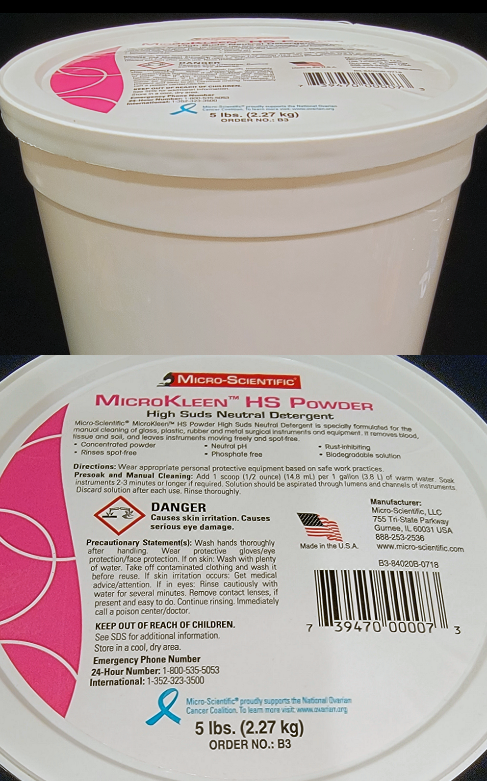 Ultrasonic Detergent Powder - 5 pounds